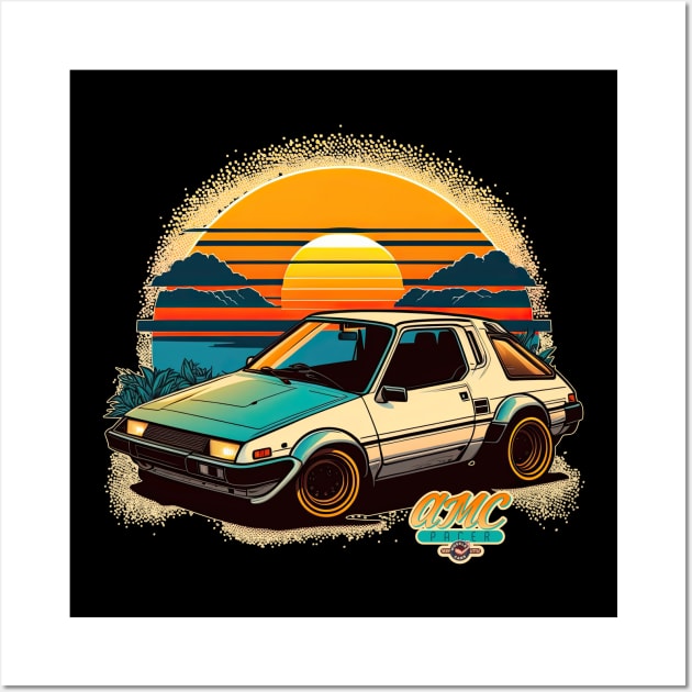 AMC Pacer Very Little Muscle Car Wall Art by DanielLiamGill